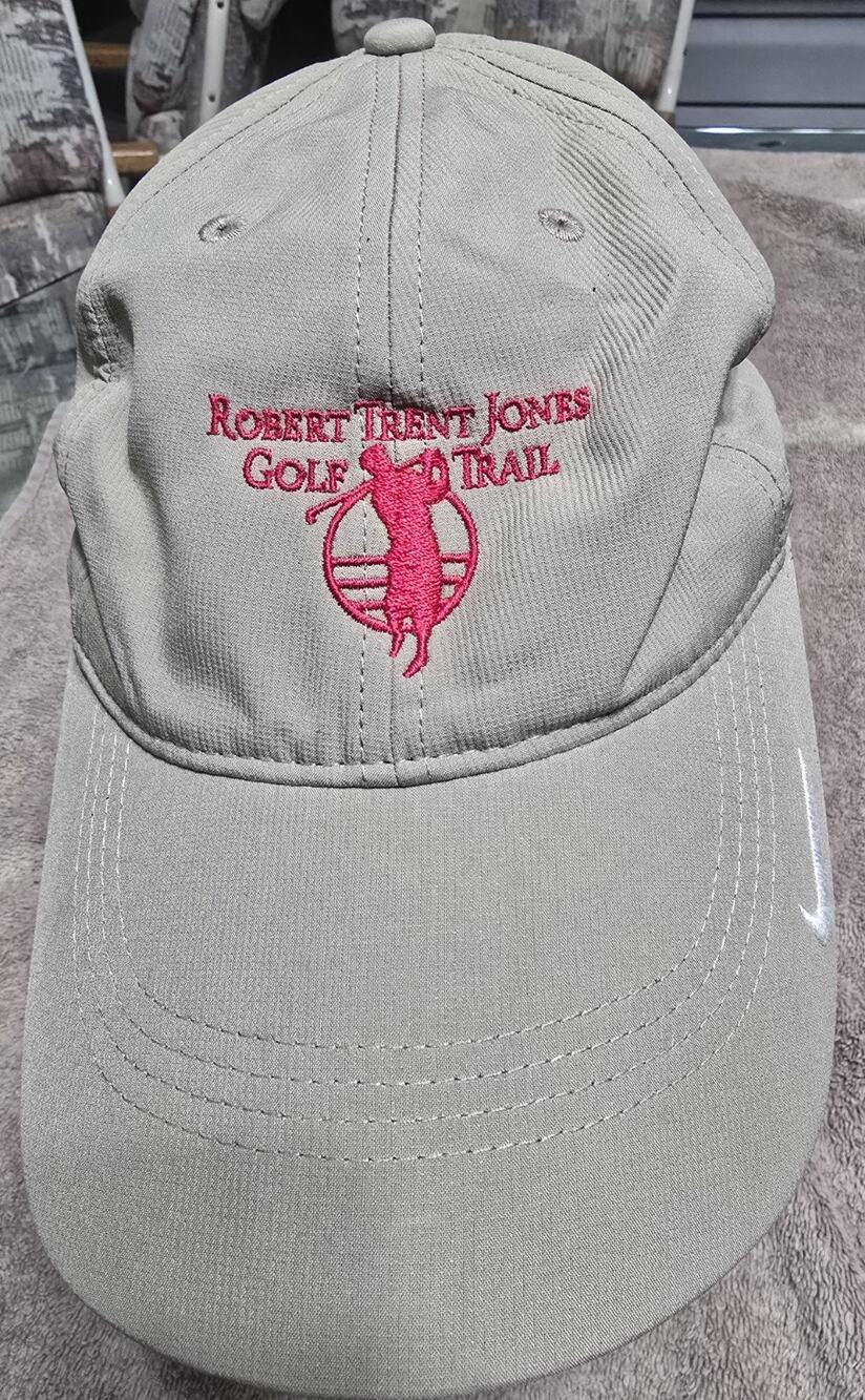 Nike Golf Hat Cap Robert Trent Jones Golf Trail adjustable Khaki